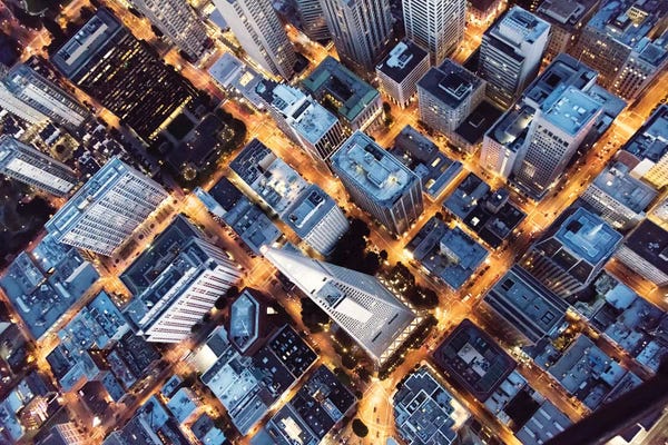 Over Transamerica Tower, San Francisco
