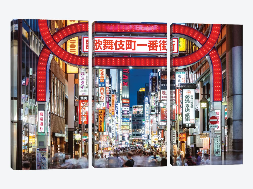 Red Light District, Shinjuku, Tokyo IV by Matteo Colombo 3-piece Art Print