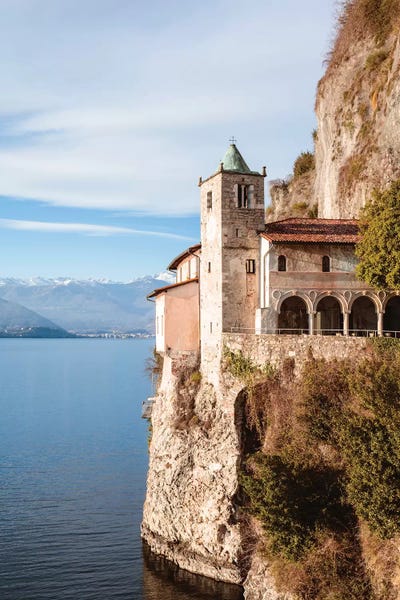 Matteo Colombo: Santa Caterina Del Sasso Hermitage, Italy by Matteo Colombo