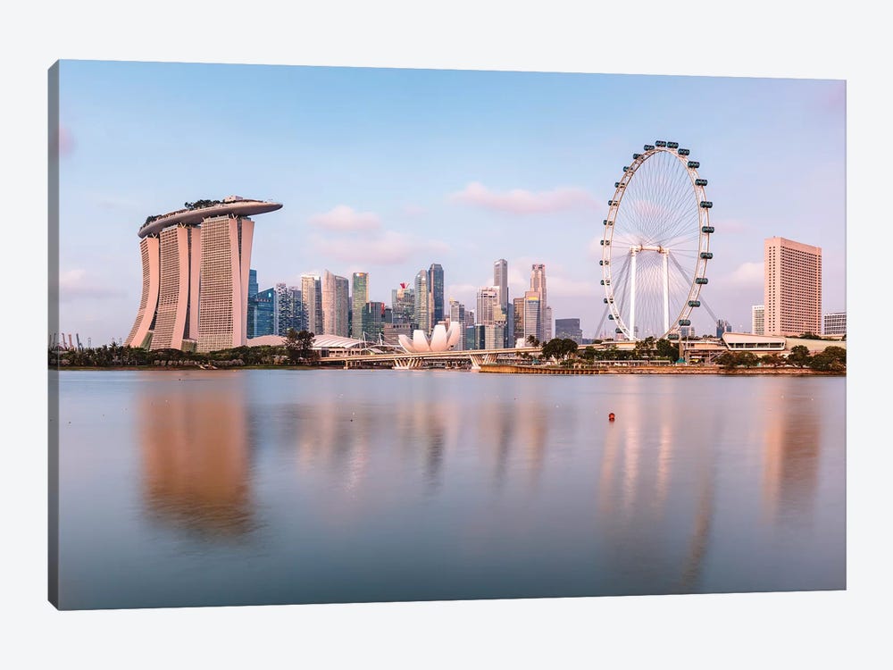 Singapore Skyline II by Matteo Colombo 1-piece Art Print