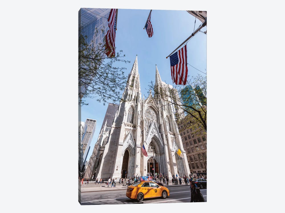 St. Patrick's Cathedral, New York City by Matteo Colombo 1-piece Canvas Print