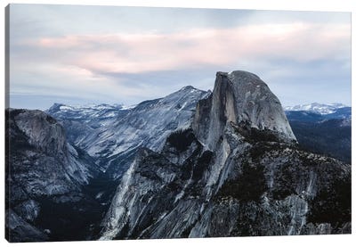 Sunset Over Half Dome, Yosemite Canvas Art Print - Yosemite National Park Art