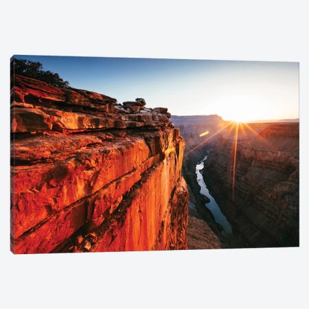 First Light, Toroweap Point, North Rim, Grand Canyon National Park, Arizona, USA Canvas Print #TEO42} by Matteo Colombo Canvas Wall Art