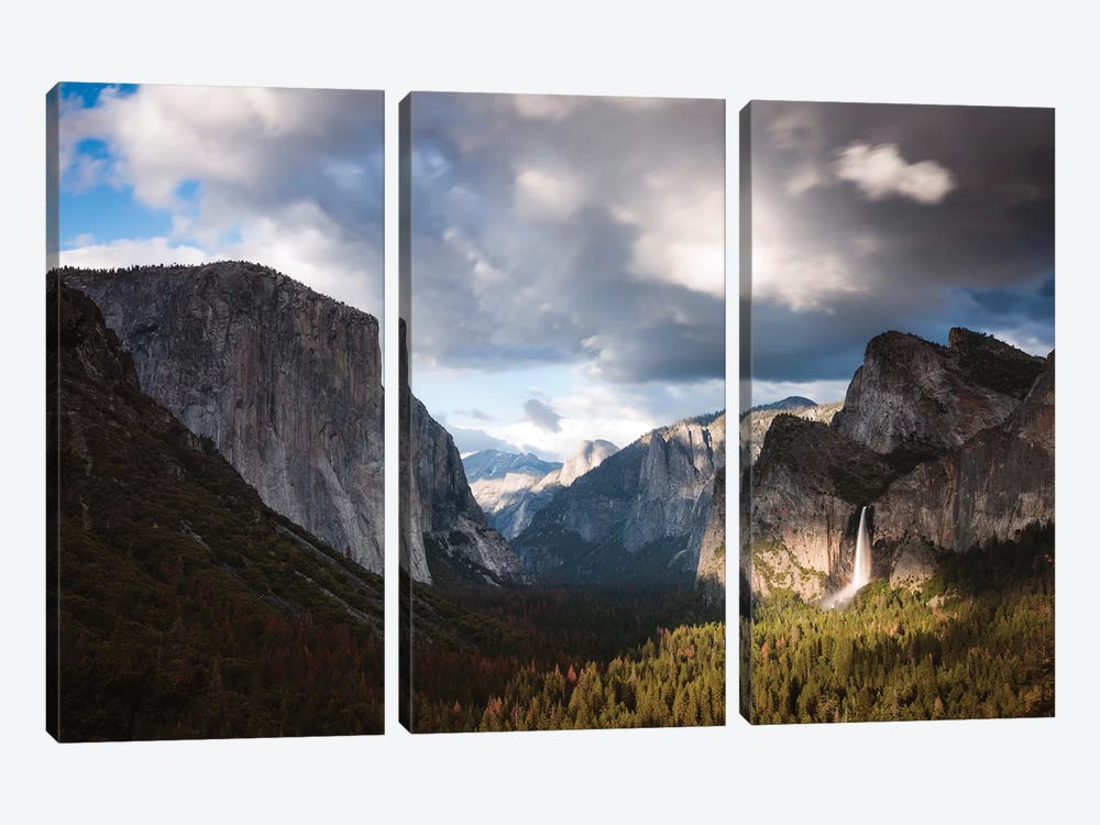 Sunset Over Yosemite 3-piece Canvas Art