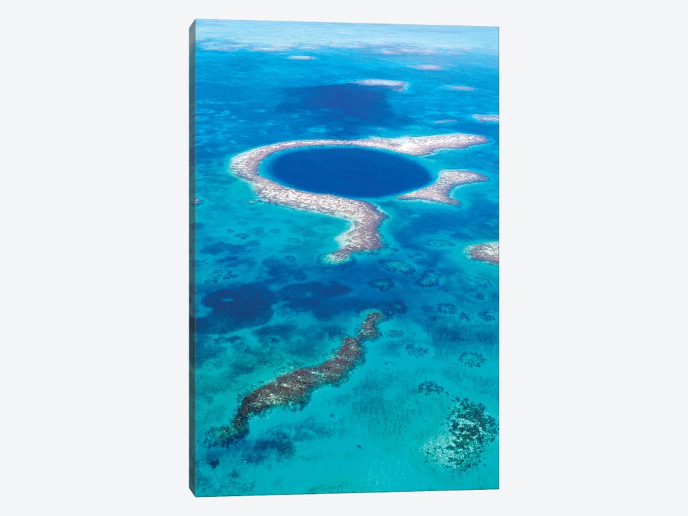 The Great Blue Hole, Belize II by Matteo Colombo 1-piece Canvas Art Print