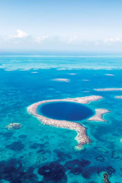 The Great Blue Hole, Belize III by Matteo Colombo art print