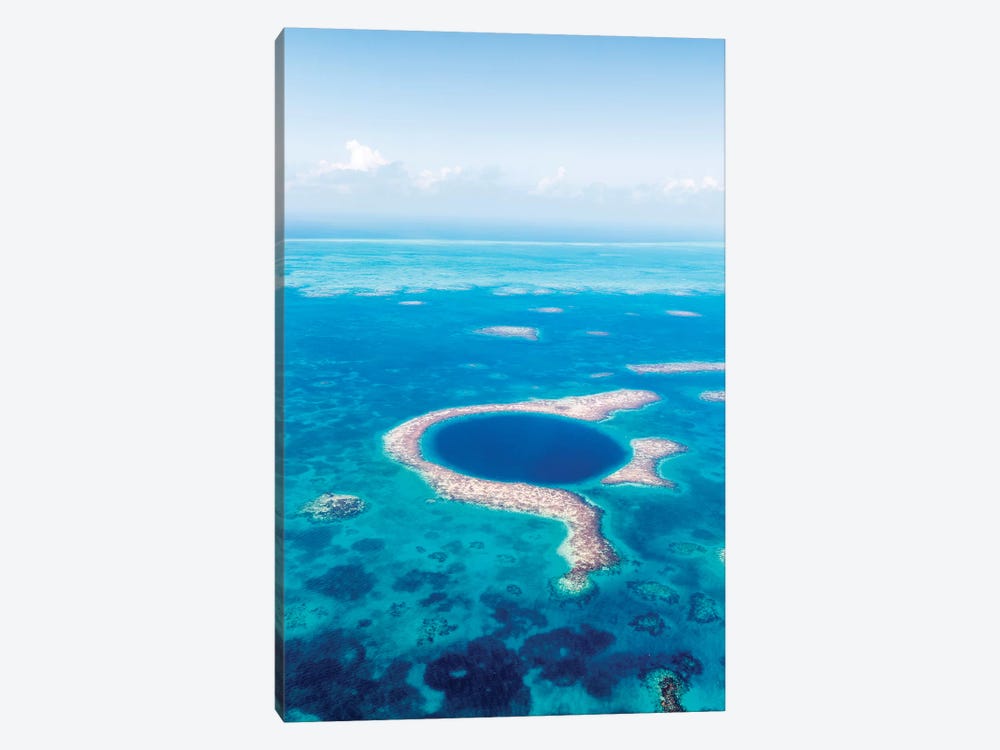 The Great Blue Hole, Belize III by Matteo Colombo 1-piece Canvas Art