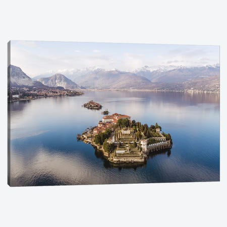 The Islands On Lake Maggiore, Italy Canvas Print #TEO437} by Matteo Colombo Canvas Wall Art
