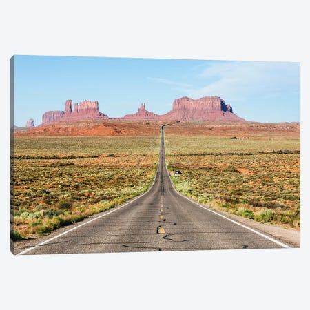 To The Monument Valley, Arizona Canvas Print #TEO438} by Matteo Colombo Canvas Print