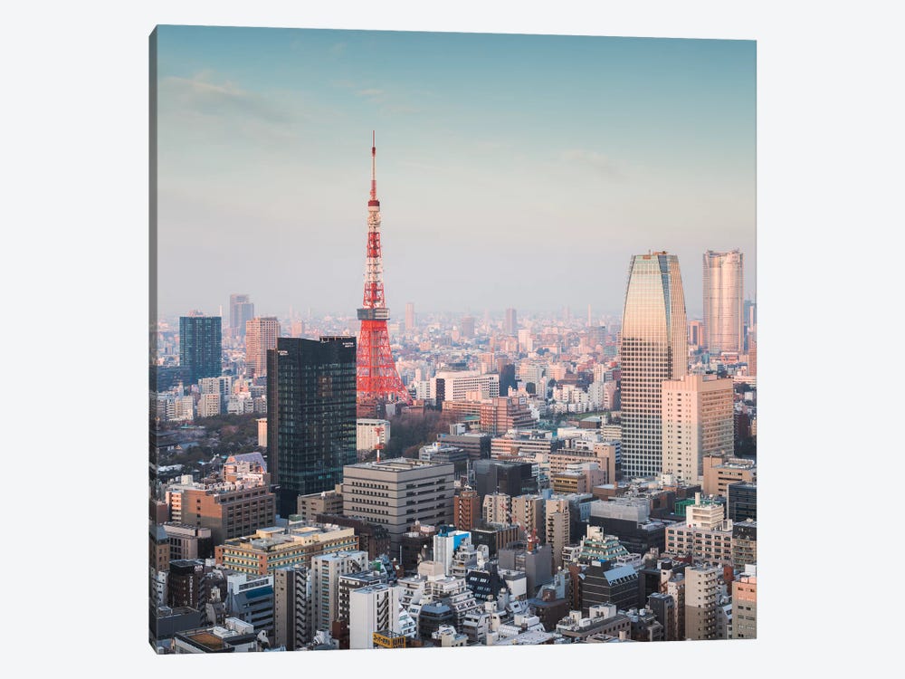 Tokyo City At Sunrise by Matteo Colombo 1-piece Canvas Artwork