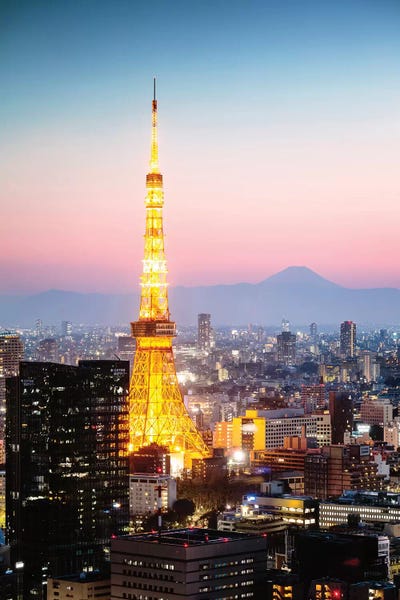 Tokyo: Tokyo Sunset And Mt. Fuji, Japan II by Matteo Colombo