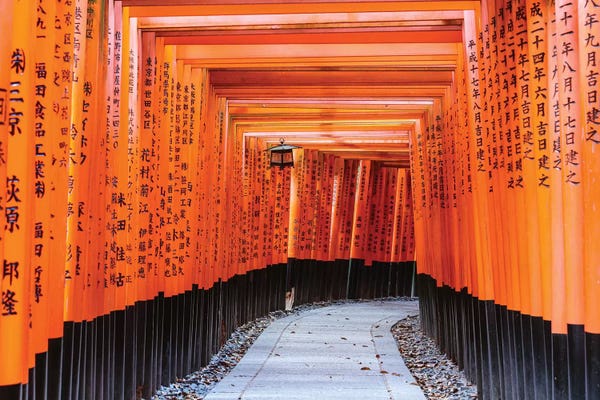 Holy & Sacred Sites: Torii Gates, Fushimi Inari Shrine, Kyoto, Japan I by Matteo Colombo