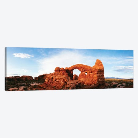 Turret Arch At Sunset, Utah Canvas Print #TEO449} by Matteo Colombo Canvas Wall Art