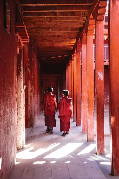 Nepal: Two Young Monks, Nepal by Matteo Colombo