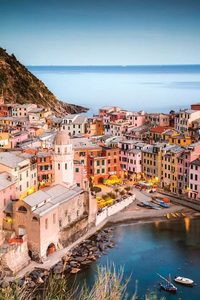 Coastal Villages & Towns: Vernazza, Cinque Terre, Italy II by Matteo Colombo