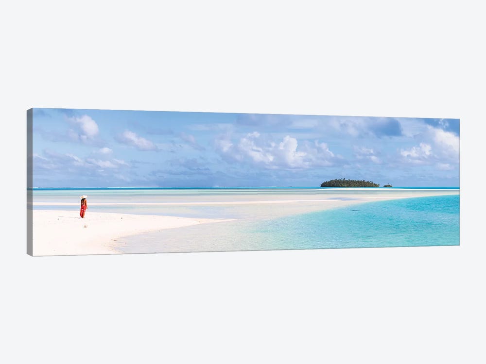 Aitutaki Panoramic, Cook Islands by Matteo Colombo 1-piece Canvas Artwork
