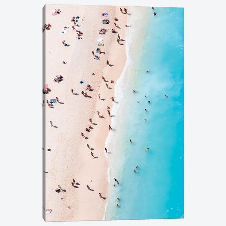Beach Aerial, Greece I Canvas Print #TEO462} by Matteo Colombo Canvas Artwork