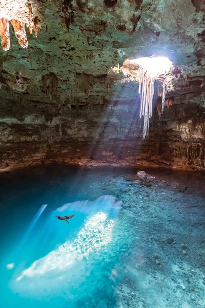 Mexico: Blue Cenote, Mexico by Matteo Colombo