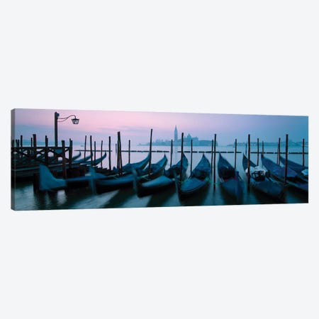 Blue Hour In Venice I Canvas Print #TEO469} by Matteo Colombo Canvas Wall Art