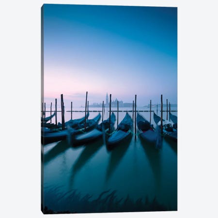 Blue Hour In Venice II Canvas Print #TEO470} by Matteo Colombo Canvas Print