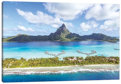 Bora Bora island I Canvas Art Print - Oceania Art