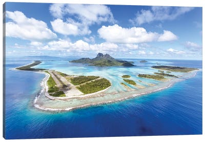 Bora Bora island II Canvas Art Print - Oceania Art