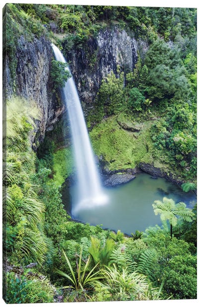 Brial Veil Falls, New Zealand Canvas Art Print - Oceania Art