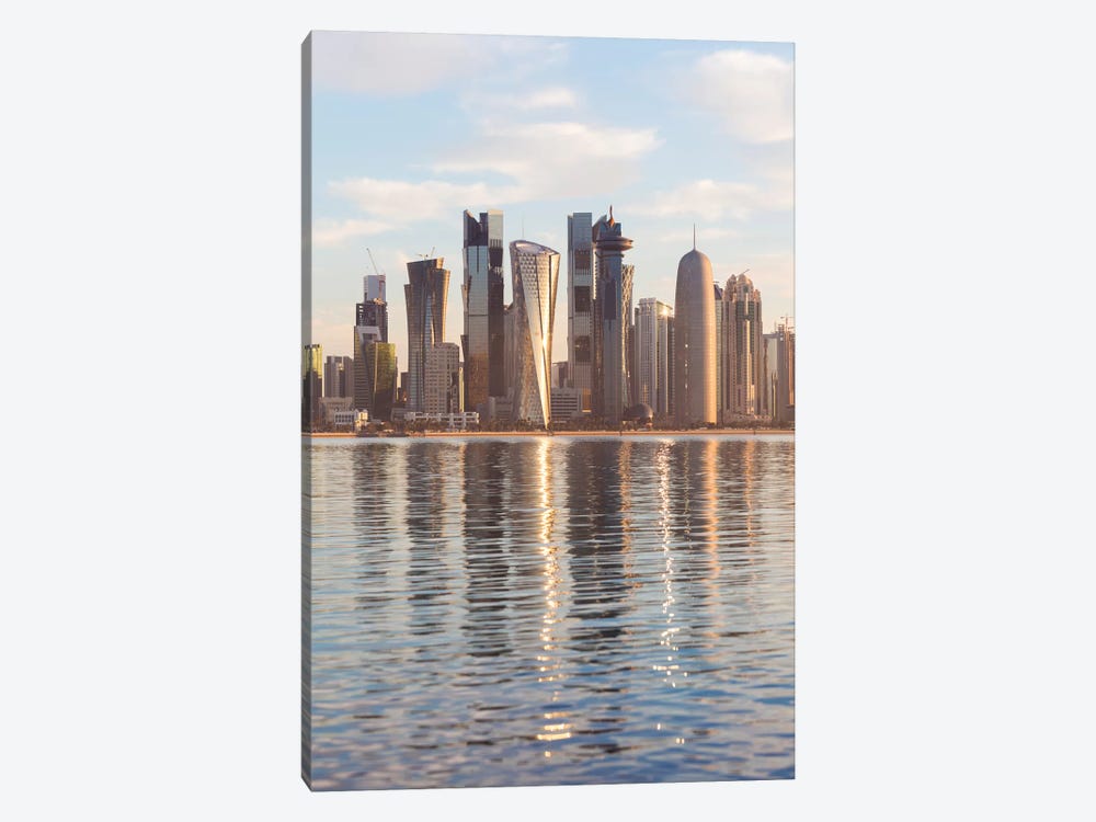 Doha Skyline, Qatar II by Matteo Colombo 1-piece Canvas Art Print