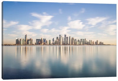 Doha Skyline, Qatar III Canvas Art Print - Qatar