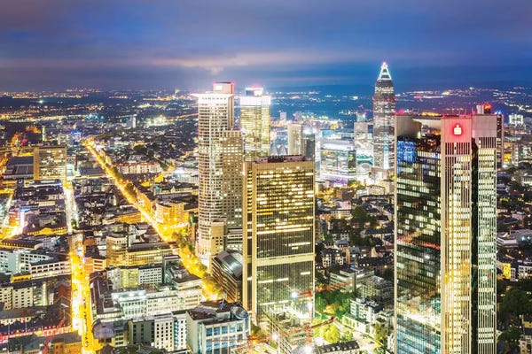 Frankfurt: Frankfurt Skyline, Germany I by Matteo Colombo