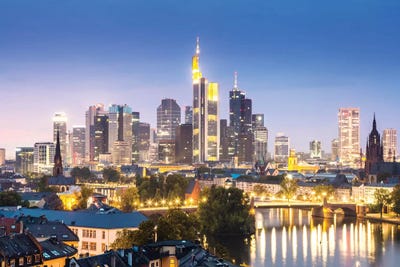 Frankfurt Skyline, Germany II by Matteo Colombo canvas print