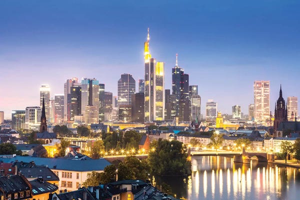 Frankfurt: Frankfurt Skyline, Germany II by Matteo Colombo