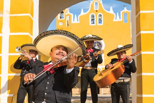 Streets: Mariachi In Mexico I by Matteo Colombo