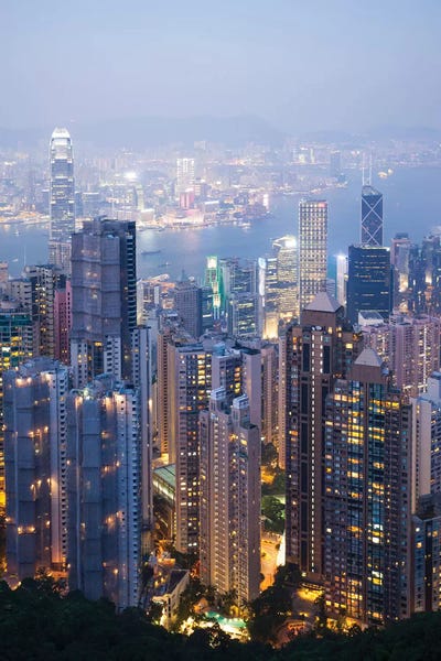 China: Night In Hong Kong I by Matteo Colombo