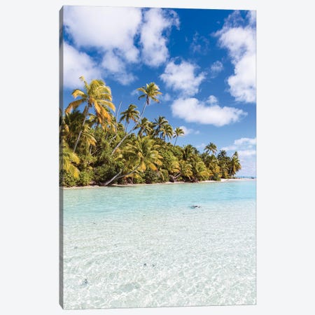 One Foot Island, Cook Islands II Canvas Print #TEO499} by Matteo Colombo Canvas Art Print