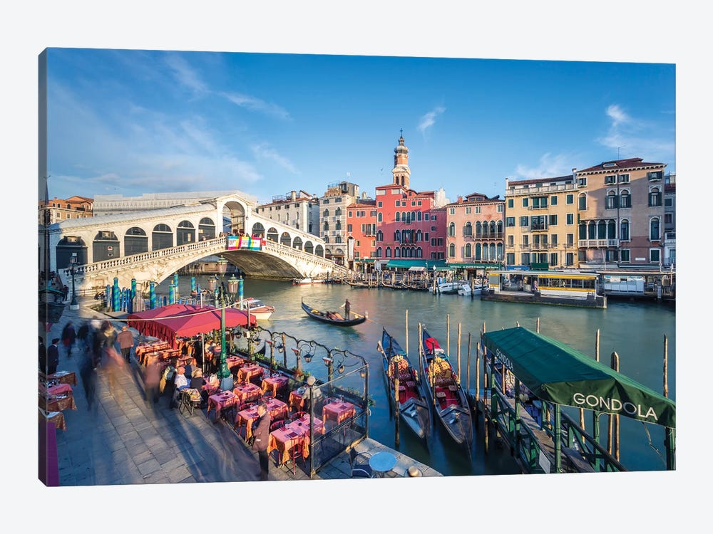 Rialto Bridge, Venice by Matteo Colombo 1-piece Canvas Print
