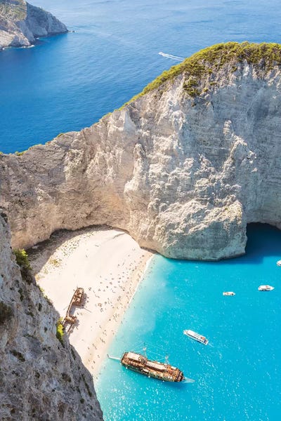Cliffs: Shipwreck Beach, Zakynthos, Greece by Matteo Colombo