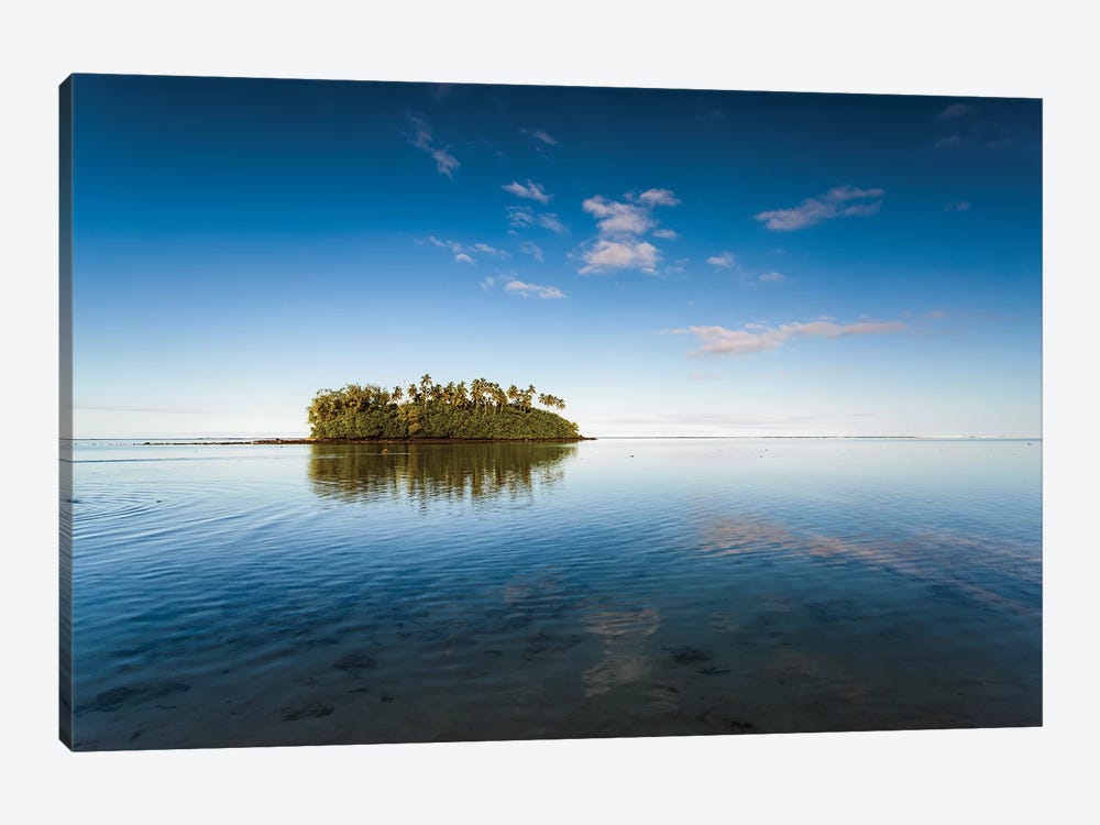 Sunrise in the Cook islands 1-piece Canvas Print