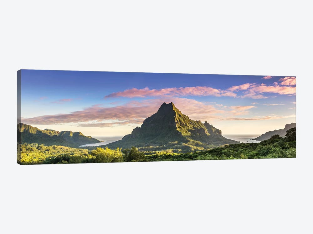 Sunrise Over Moorea, French Polynesia by Matteo Colombo 1-piece Canvas Art