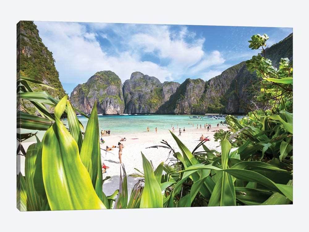 The Beach, Phi Phi island, Thailand by Matteo Colombo 1-piece Canvas Wall Art