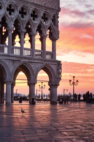 Columns: The Doge's Palace, Venice I by Matteo Colombo