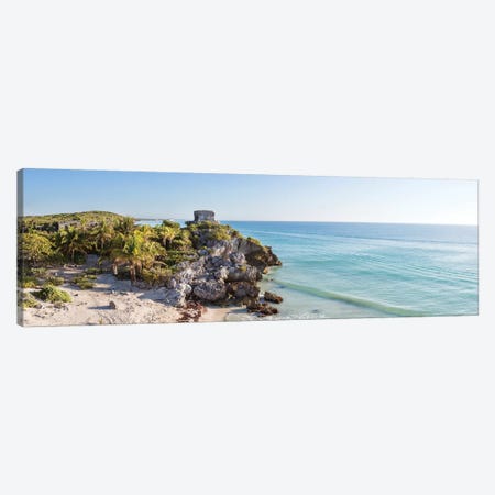 The Ruins Of Tulum, Mexico I Canvas Print #TEO525} by Matteo Colombo Canvas Artwork
