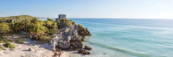 Rocky Beaches: The Ruins Of Tulum, Mexico I by Matteo Colombo