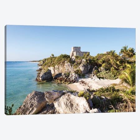 The Ruins Of Tulum, Mexico II Canvas Print #TEO526} by Matteo Colombo Canvas Art