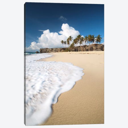 Tropical Beach In Barbados Canvas Print #TEO527} by Matteo Colombo Canvas Artwork