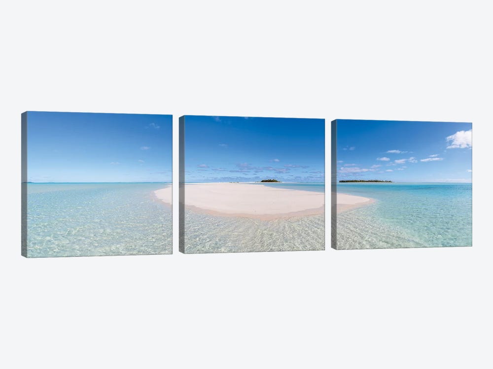 Tropical Paradise, Cook Islands by Matteo Colombo 3-piece Canvas Art Print