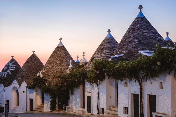 City Sunrises & Sunsets: Trulli Houses, Apulia, Italy I by Matteo Colombo