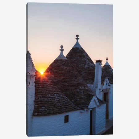Trulli Houses, Apulia, Italy II Canvas Print #TEO531} by Matteo Colombo Canvas Artwork