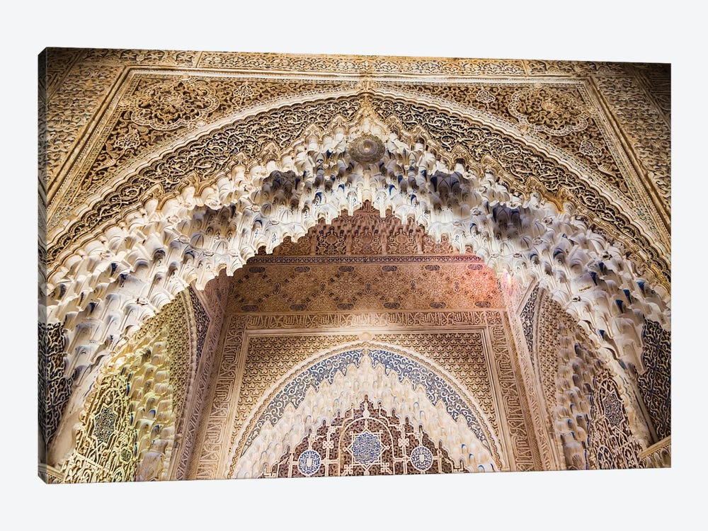 Arabesques In The Alhambra, Granada, Spain by Matteo Colombo 1-piece Canvas Artwork