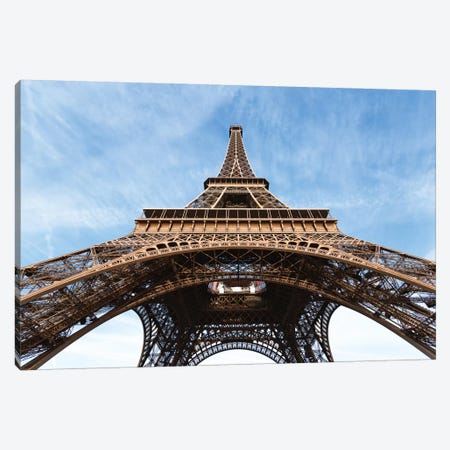 Low Angle View Of Eiffel Tower, Paris, Ile-de-France, France Canvas Print #TEO53} by Matteo Colombo Art Print